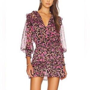 MISA LOS ANGELES Karla Dress in Rosetta Fleur Small